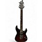 Used Schecter Guitar Research C-1 SGR Red to Black Fade Solid Body Electric Guitar thumbnail