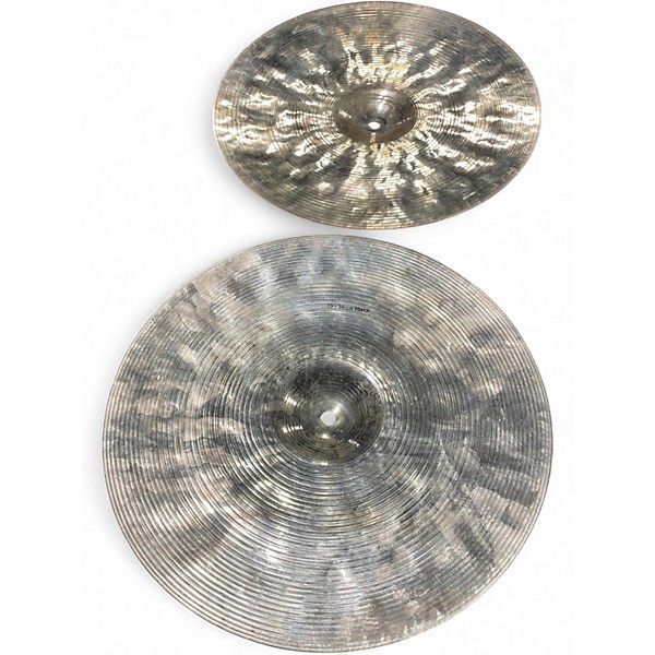Used SABIAN 15in Artisan Vault Medium Hi-Hat Pair Brilliant Cymbal