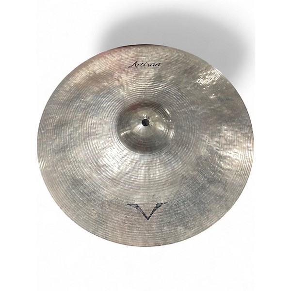 Used SABIAN 15in Artisan Vault Medium Hi-Hat Pair Brilliant Cymbal