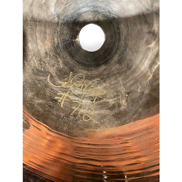 Used SABIAN 15in Artisan Vault Medium Hi-Hat Pair Brilliant Cymbal