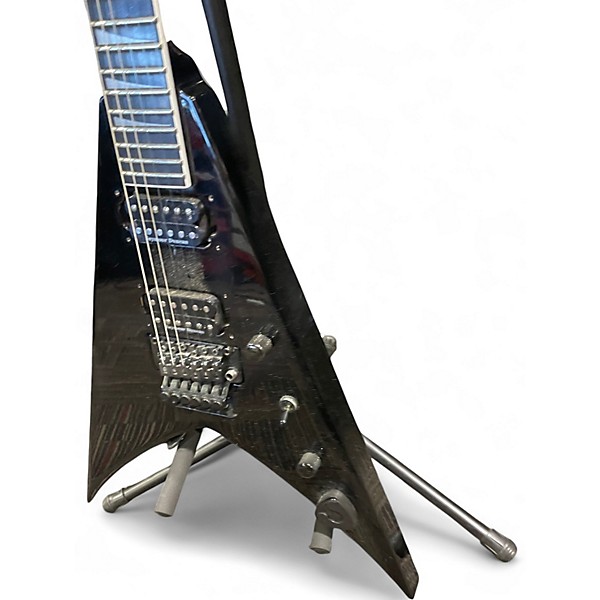 Used Jackson Pro King V Black Solid Body Electric Guitar