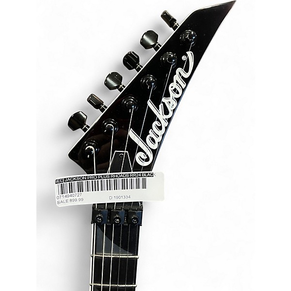 Used Jackson Pro Plus Rhoads RR24 Black Solid Body Electric Guitar