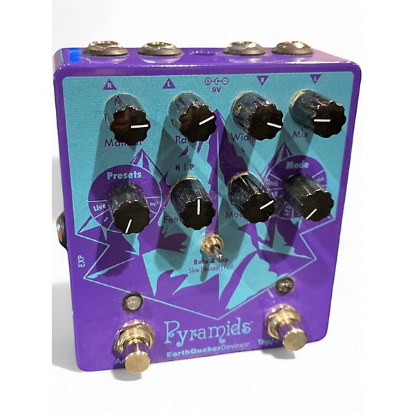 Used EarthQuaker Devices Pyramids Stereo Flanging Device Effect Pedal