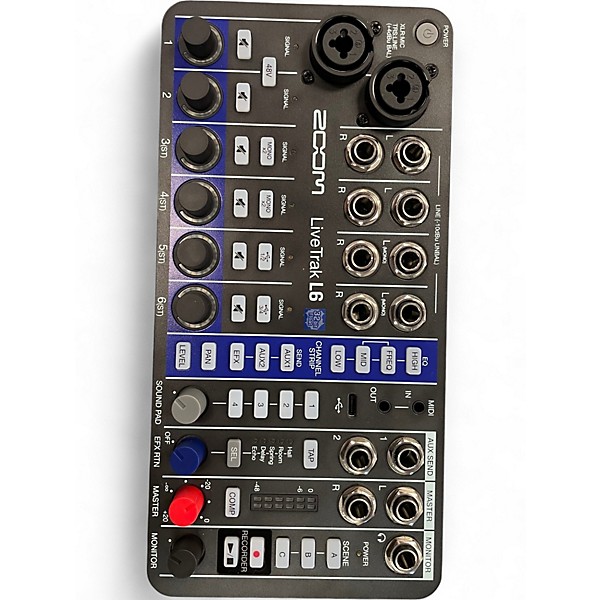 Used Zoom livetrakl6 MultiTrack Recorder