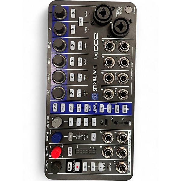 Used Zoom livetrakl6 MultiTrack Recorder