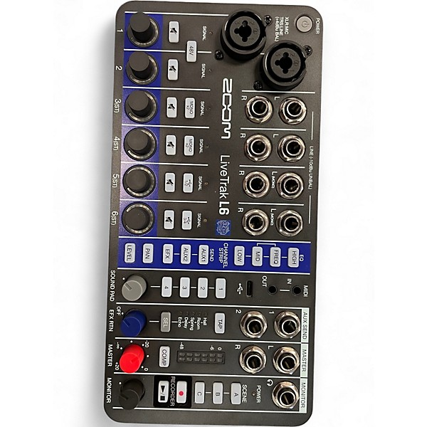 Used Zoom livetrakl6 MultiTrack Recorder
