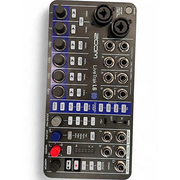 Used Zoom livetrakl6 MultiTrack Recorder