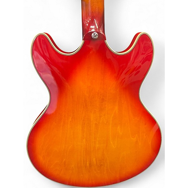 Used Larry Carleton H7 Cherry Sunburst Hollow Body Electric Guitar