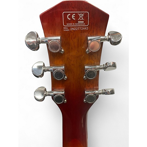 Used Larry Carleton H7 Cherry Sunburst Hollow Body Electric Guitar