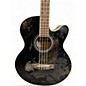 Used Ibanez AEB5E Black Acoustic Bass Guitar