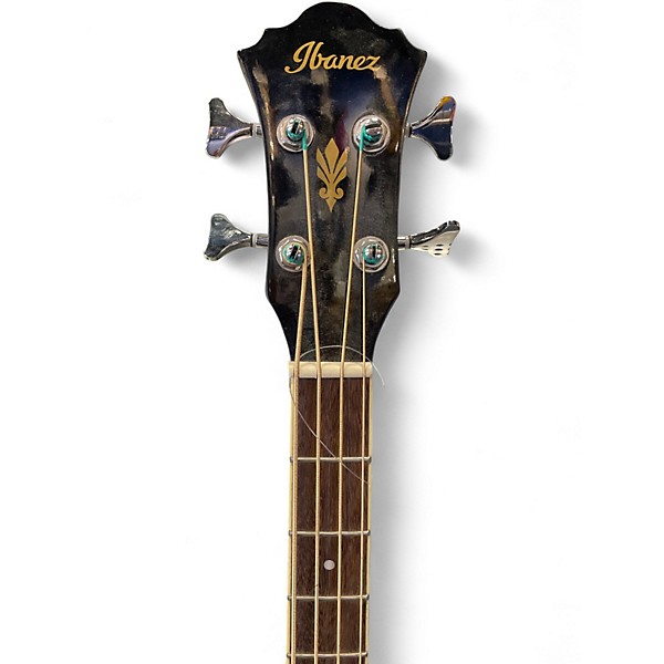 Used Ibanez AEB5E Black Acoustic Bass Guitar