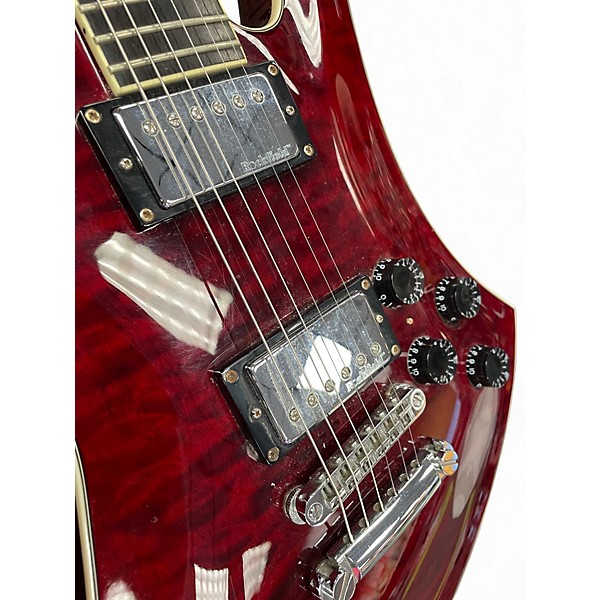 Used B.C. Rich SPECIAL X Trans Red Solid Body Electric Guitar