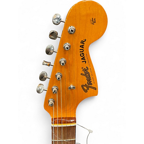 Used Fender Jaguar Blue Solid Body Electric Guitar