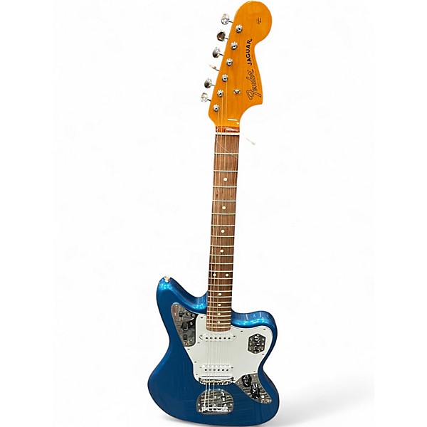 Used Fender Jaguar Blue Solid Body Electric Guitar