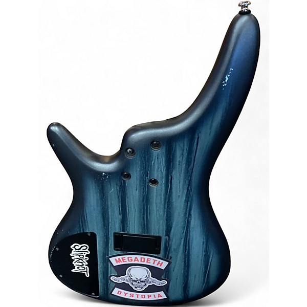 Used Ibanez SR305 5 String Blue Electric Bass Guitar