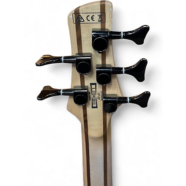 Used Ibanez SR305 5 String Blue Electric Bass Guitar