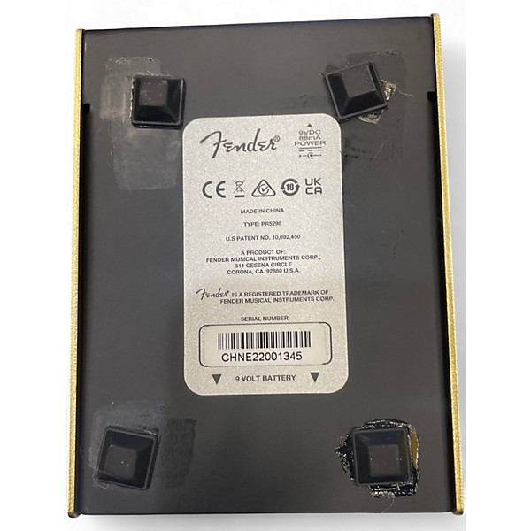 Used Fender PUGILIST DISTORTION Effect Pedal