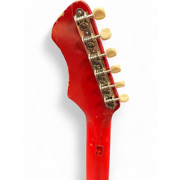 Vintage 1960s Airline BOBKAT RED Solid Body Electric Guitar