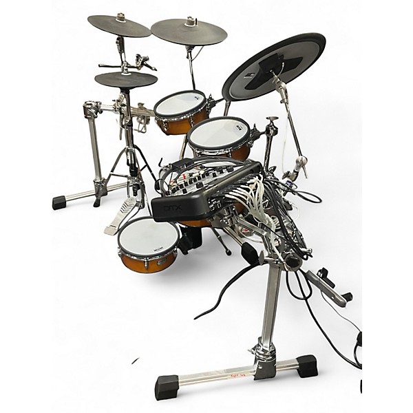 Used Yamaha DTX10K Electronic Drum Kit With Mesh Heads Real Wood Electric Drum Set
