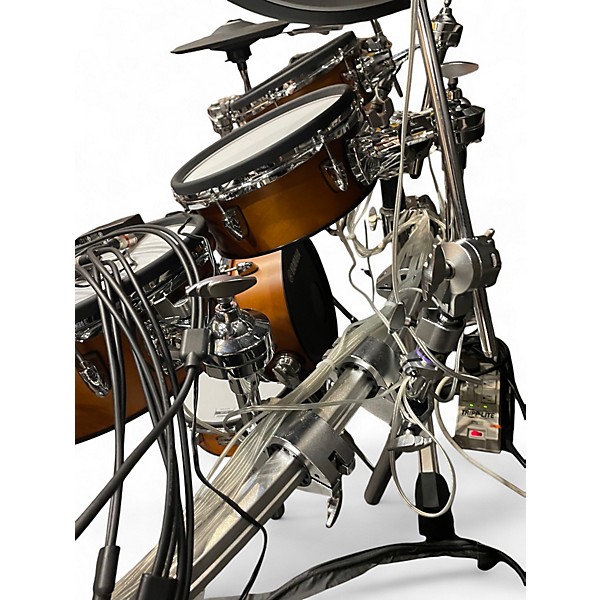 Used Yamaha DTX10K Electronic Drum Kit With Mesh Heads Real Wood Electric Drum Set