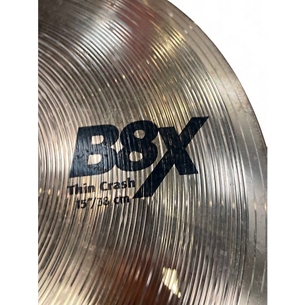 Used SABIAN 15in B8X Cymbal