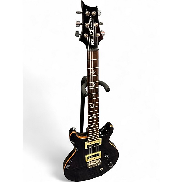 Used PRS Carlos Santana Signature SE Trans Purple Solid Body Electric Guitar
