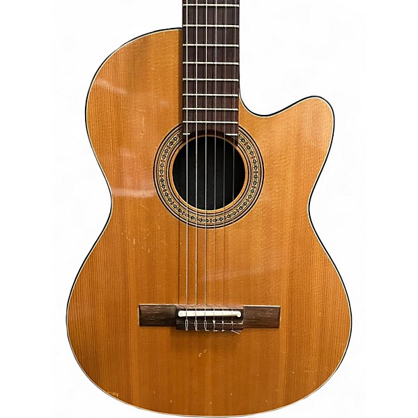 Vintage 1985 Guild MKS10CE Natural Classical Acoustic Electric Guitar