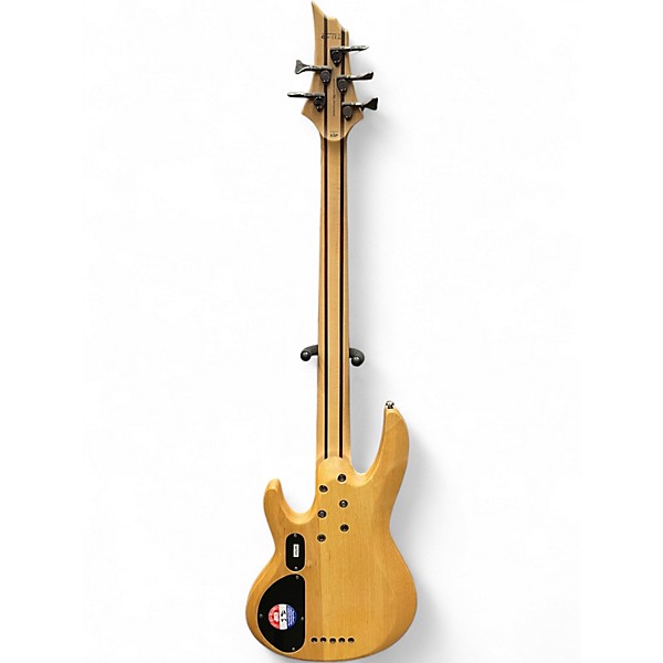 Used ESP LTD B205SM 5 String Natural Electric Bass Guitar