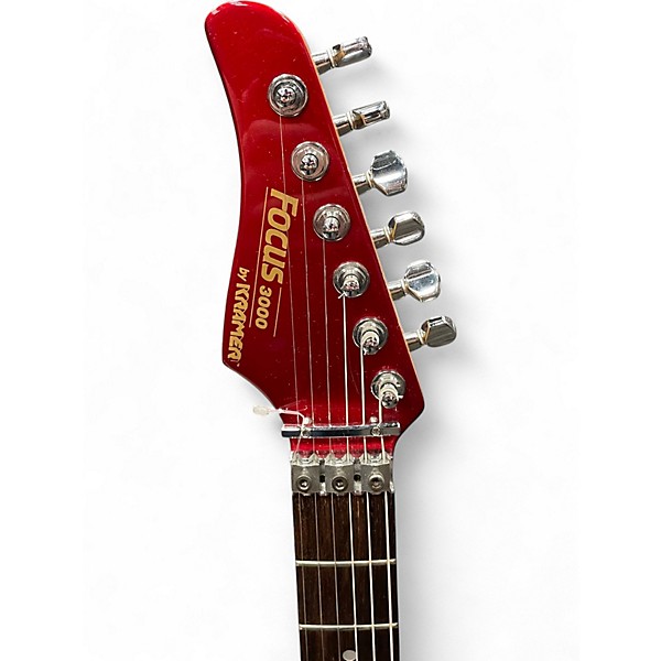 Used 1985 Kramer focus 3000 Red Solid Body Electric Guitar