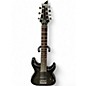 Used Schecter Guitar Research Damien Elite 7 Trans Black Solid Body Electric Guitar thumbnail