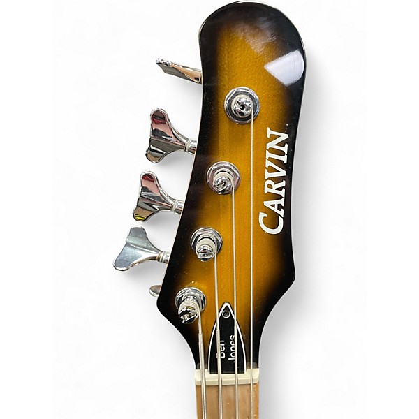 Used Carvin J-Bass 2 Color Sunburst Electric Bass Guitar