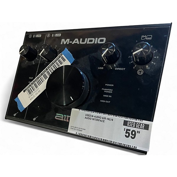 Used M-Audio AIR-192/6 Audio Interface