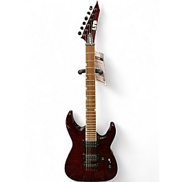 Used ESP LTD MH200 Red Solid Body Electric Guitar