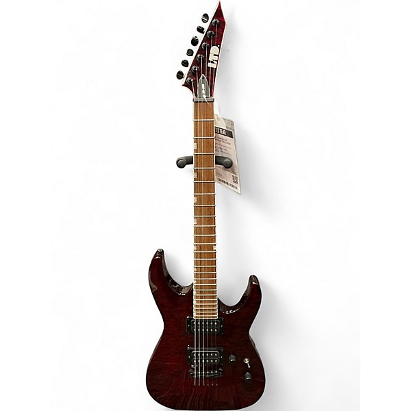 Used ESP LTD MH200 Red Solid Body Electric Guitar