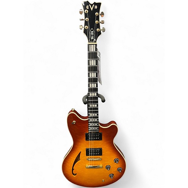 Used EVH SA126 Tobacco Burst Hollow Body Electric Guitar
