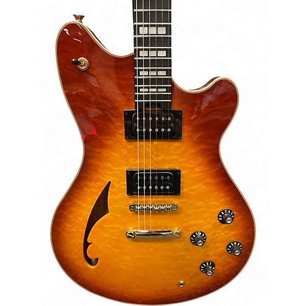 Used EVH SA126 Tobacco Burst Hollow Body Electric Guitar