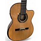 Used Alvarez ac70Hce armrest Natural Classical Acoustic Electric Guitar
