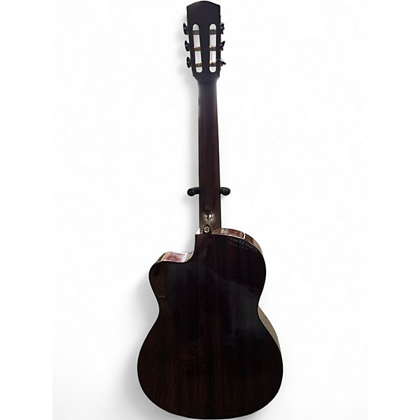 Used Alvarez ac70Hce armrest Natural Classical Acoustic Electric Guitar