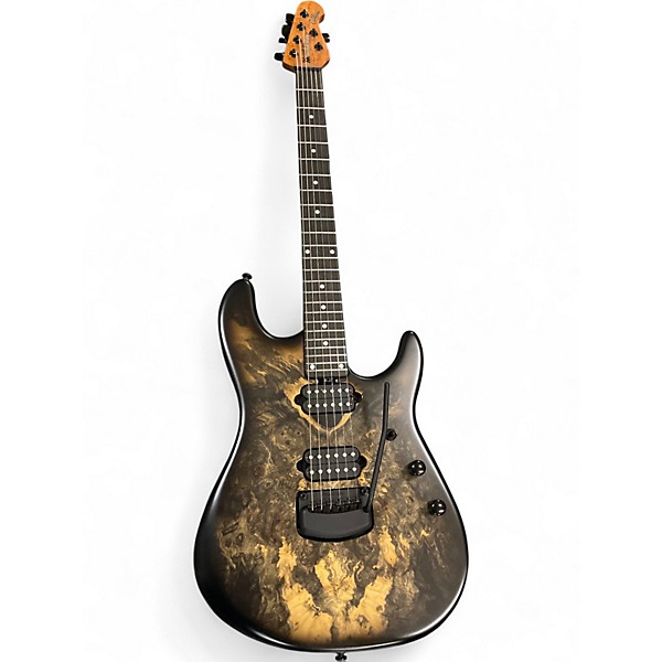 Used Ernie Ball Music Man Jason Richardson Signature Cutlass Buckeye Burl Solid Body Electric Guitar