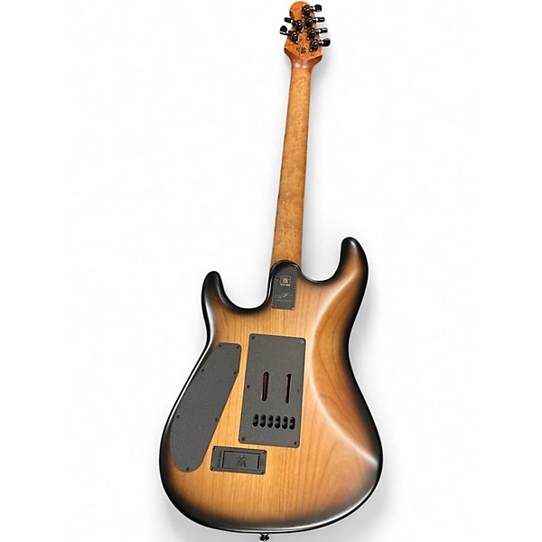 Used Ernie Ball Music Man Jason Richardson Signature Cutlass Buckeye Burl Solid Body Electric Guitar