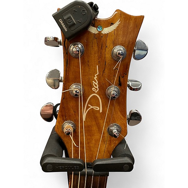 Used Dean ESPALT SPALTED NATURAL Acoustic Electric Guitar