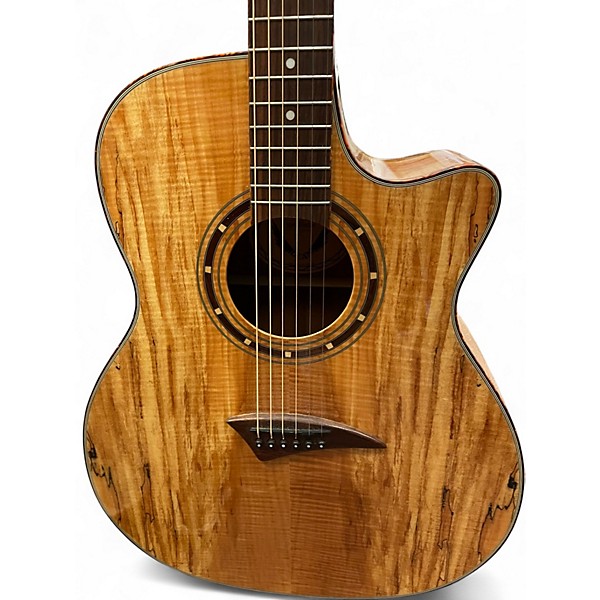 Used Dean ESPALT SPALTED NATURAL Acoustic Electric Guitar