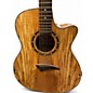 Used Dean ESPALT SPALTED NATURAL Acoustic Electric Guitar