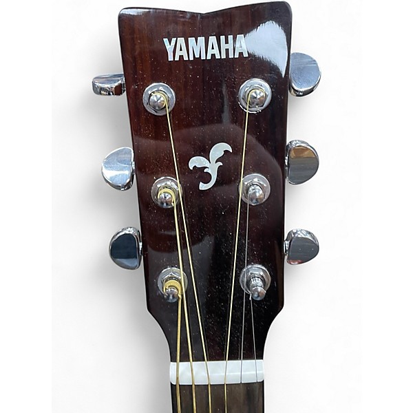 Used Yamaha FGX700SC Natural Acoustic Electric Guitar
