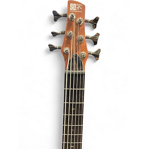 Used Ibanez SR496 Natural Electric Bass Guitar