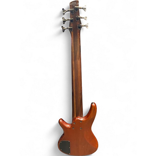 Used Ibanez SR496 Natural Electric Bass Guitar