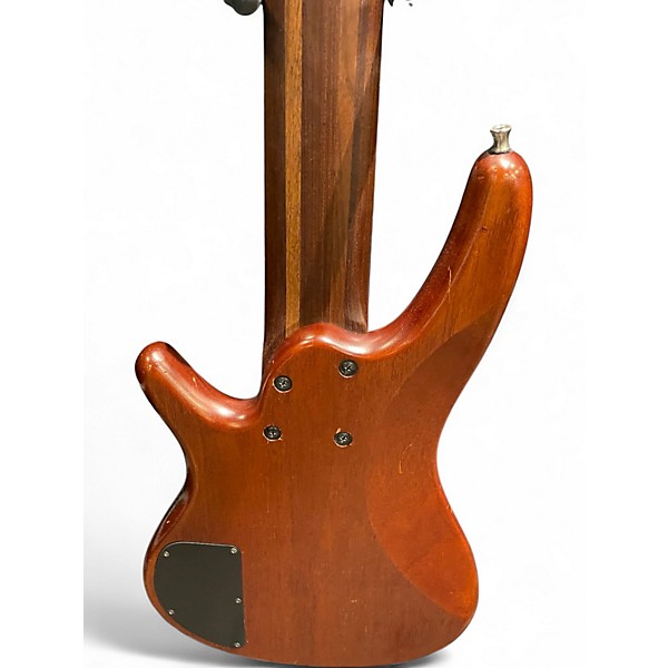 Used Ibanez SR496 Natural Electric Bass Guitar