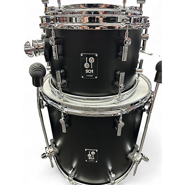 Used SONOR 5 Piece SQ1 GT BLACK Drum Kit