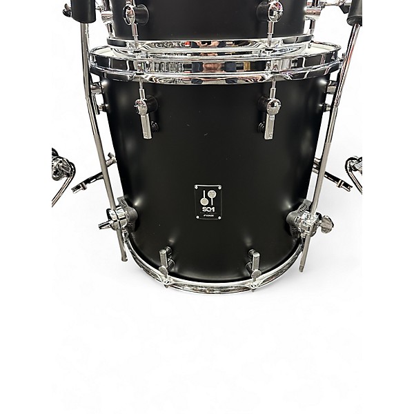 Used SONOR 5 Piece SQ1 GT BLACK Drum Kit