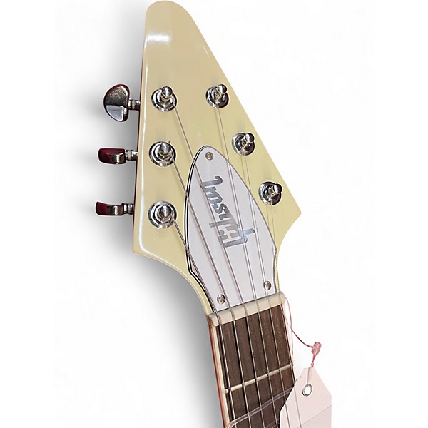 Used 2022 Gibson 1970'S FLYING V Classic White Solid Body Electric Guitar